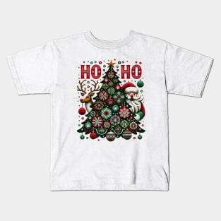 Funny Ho Ho Santa Kids T-Shirt